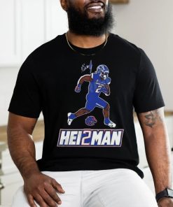 Quality Hei2man Ashton Jeanty Boise State Broncos Signature Unisex T Shirt