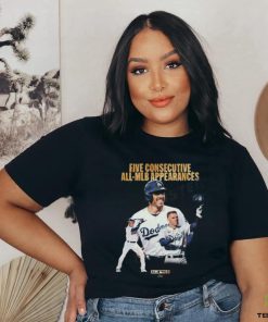 Quality Los Angeles Dodgers Freddie Freeman Five Consecutive All MLB Appearances Unisex T Shirt 1 Quality Los Angeles Dodgers Freddie Freeman Five Consecutive All MLB Appearances Unisex T Shirt
