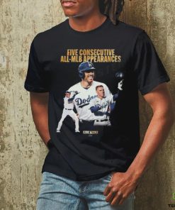 Quality Los Angeles Dodgers Freddie Freeman Five Consecutive All MLB Appearances Unisex T Shirt 3 Quality Los Angeles Dodgers Freddie Freeman Five Consecutive All MLB Appearances Unisex T Shirt