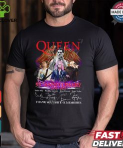 Queen 55th Anniversary 1970 – 2025 Thank You For The Memories T Shirt