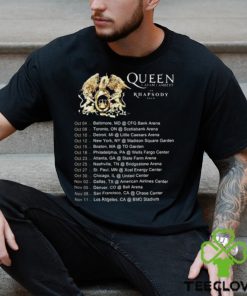 Queen Adam Lambert The Rhapsody Tour 2023 T Shirt Rock Band Unisex shirt