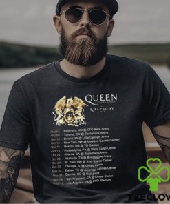 Queen Adam Lambert The Rhapsody Tour 2023 T Shirt Rock Band Unisex shirt