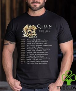 Queen Adam Lambert The Rhapsody Tour 2023 T Shirt Rock Band Unisex shirt