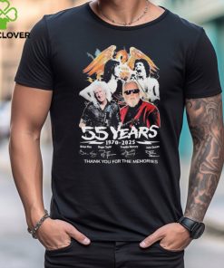 Queen Band 55 Years Of 1970 2025 Thank You For The Memories Signatures Shirt