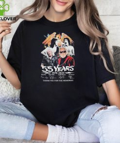 Queen Band 55 Years Of 1970 2025 Thank You For The Memories Signatures Shirt