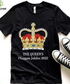 Queen Elizabeth II Platinum Jubilee 2022 Celebration Queens Crown Gifts T Shirt
