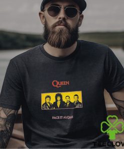 Queen Face It Alone Panel T Shirt