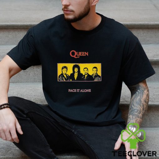 Queen Face It Alone Panel T Shirt