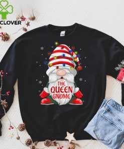 Queen Gnome Buffalo Plaid Christmas Tree Light T Shirt hoodie, sweater Shirt