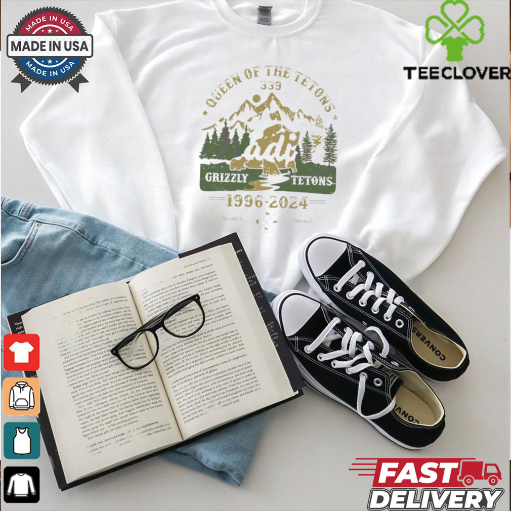Queen Of The Tetons 399 Grizzly Bear 1996 2024 shirt Queen Of The Tetons 399 Grizzly Bear 1996 2024 shirt