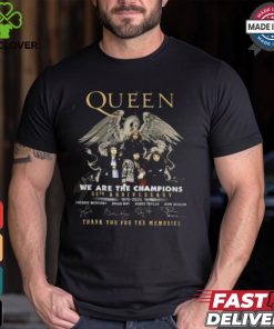 Queen We Are The Champions 55th Anniversary 1970 2025 Thank You For The Memories T Shirt