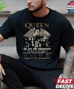 Queen We Are The Champions 55th Anniversary 1970 2025 Thank You For The Memories T Shirt
