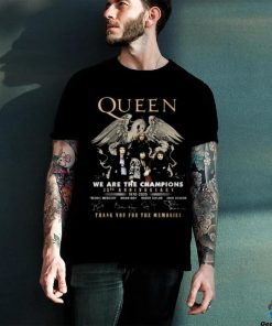 Queen We Are The Champions 55th Anniversary Thank You For The Memories T Shirt