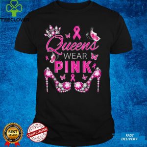 Queen Wear Pink Breast Cancer Awareness T Shirt