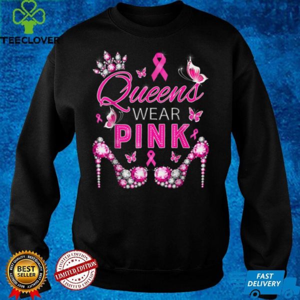 Queen Wear Pink Breast Cancer Awareness T Shirt