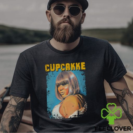 Queen cupcakke distressed photo design t shirt