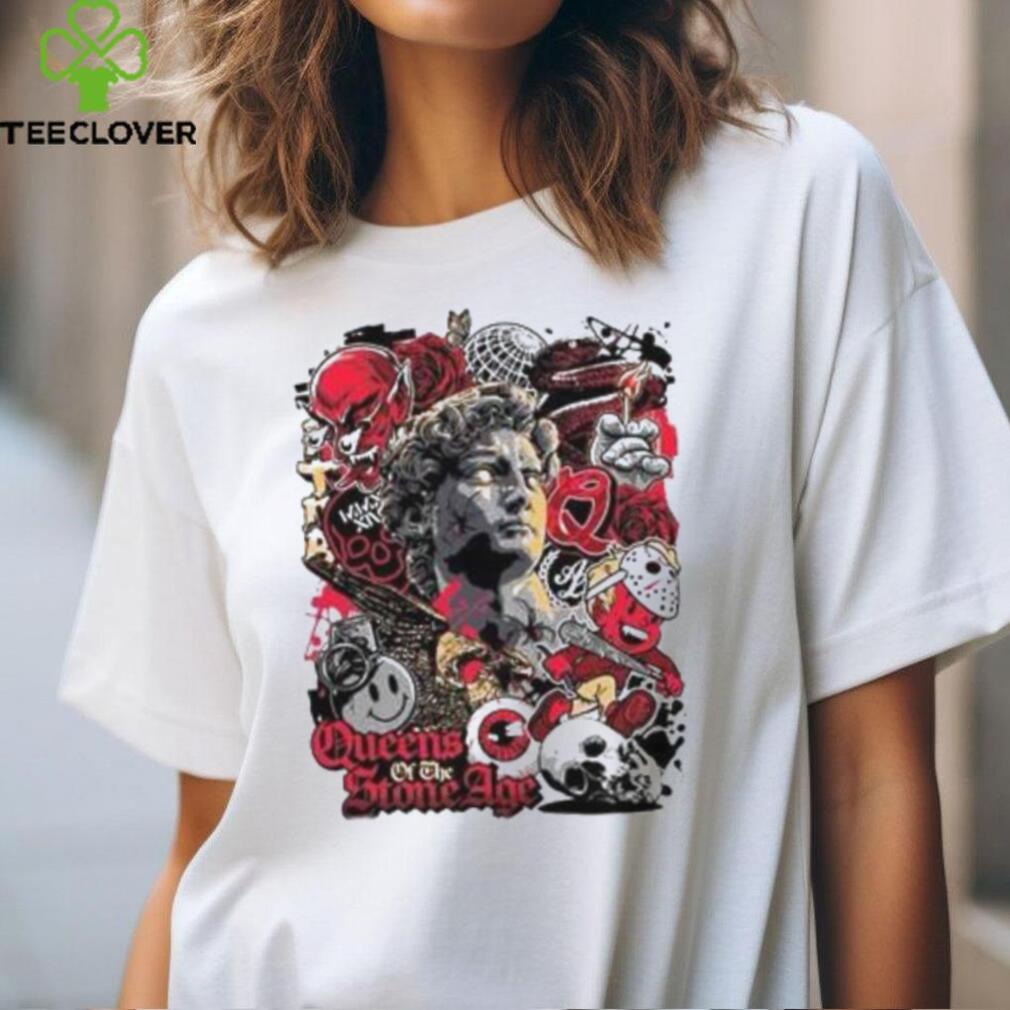 Queens Of The Stone Age 25th February At The Fortitude Music Hall Brisbane Sydney World Tour By Alex Lehours Style T Shirt Queens Of The Stone Age 25th February At The Fortitude Music Hall Brisbane Sydney World Tour By Alex Lehours Style T Shirt
