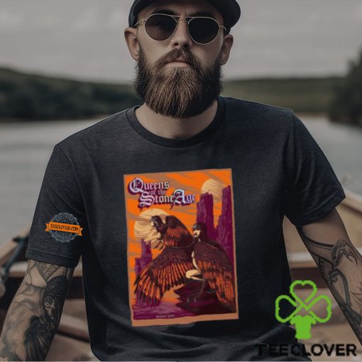 Queens Of The Stone Age Poster At Hellfest In Clisson France On June 30 2024 Classic T Shirt