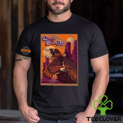 Queens Of The Stone Age Poster At Hellfest In Clisson France On June 30 2024 Classic T Shirt