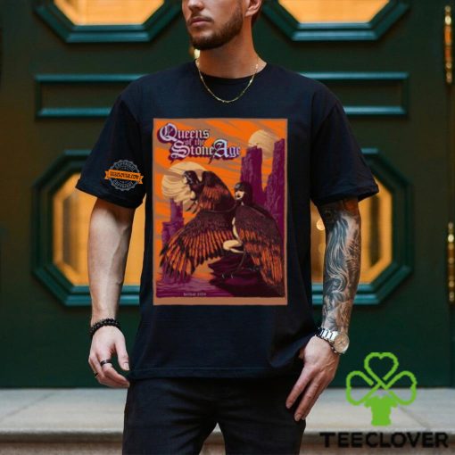 Queens Of The Stone Age Poster At Hellfest In Clisson France On June 30 2024 Classic T Shirt