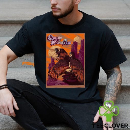 Queens Of The Stone Age Poster At Hellfest In Clisson France On June 30 2024 Classic T Shirt
