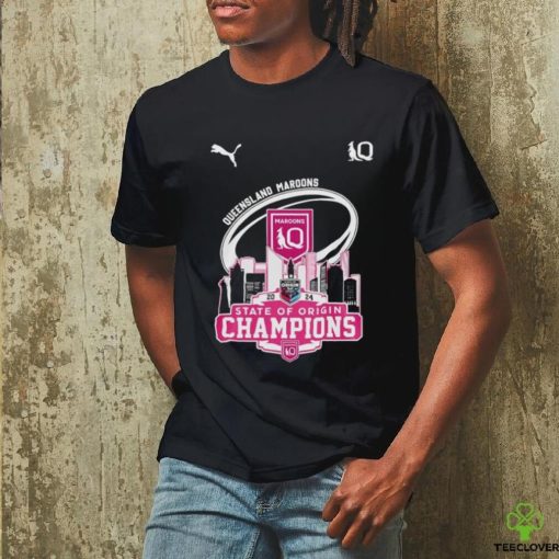 Queensland Maroons Skyline 2024 State Of Origin Champions Shirt