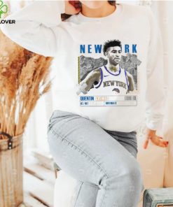 Quentin Grimes number 6 New York Knicks basketball player paper poster hoodie, sweater, longsleeve, shirt v-neck, t-shirt