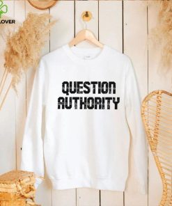 Question Authority logo shirt