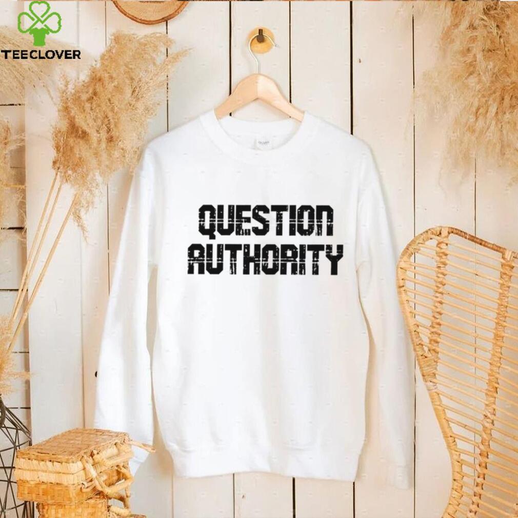 Question Authority logo shirt Question Authority logo shirt