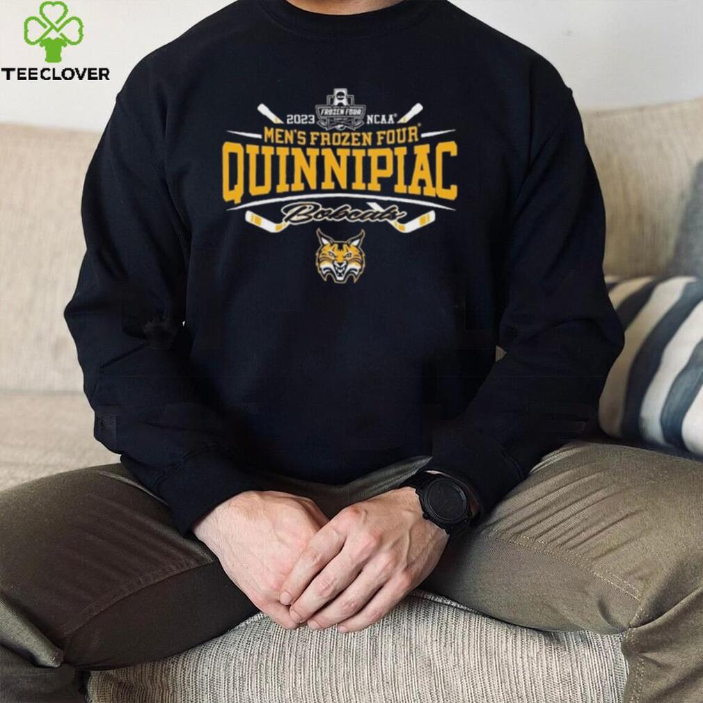 Quinnipiac Bobcats 2023 NCAA Frozen Four Men’s Ice Hockey Tournament shirt Quinnipiac Bobcats 2023 NCAA Frozen Four Men’s Ice Hockey Tournament shirt