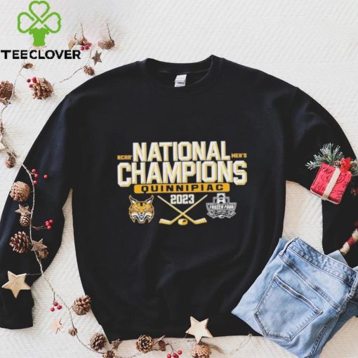 Quinnipiac Bobcats 2023 Ncaa Men’s Ice Hockey National Champions Bracket T Shirt