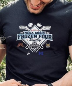 Quinnipiac University Men’s Hockey 2023 Frozen Four 4 Team T Shirt 1 Quinnipiac University Men’s Hockey 2023 Frozen Four 4 Team T Shirt