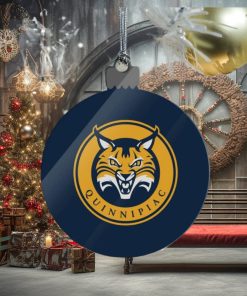 Quinnipiac University Primary Logo Acrylic Christmas Tree Holiday Ornament