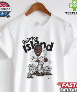 Quinyon Mitchell Kelly Green Caricature Player Philadelphia Eagles Philly T Shirts