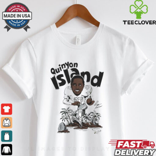 Quinyon Mitchell Kelly Green Caricature Player Philadelphia Eagles Philly T Shirts