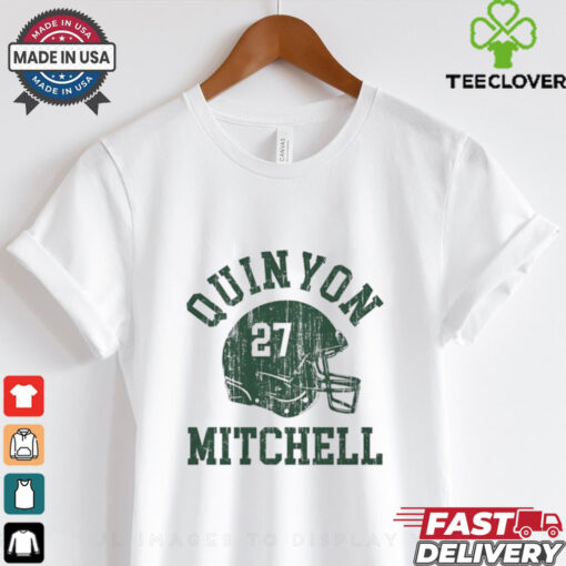 Quinyon Mitchell Philadelphia Eagles NFL football helmet font vintage shirt