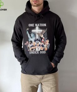 One Nation Under God Teams Uconn Shirt
