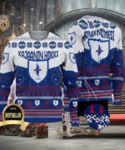 Custom Name Kajaanin Hokki Ugly Christmas Sweater New Logo Gift For Men And Women Fans