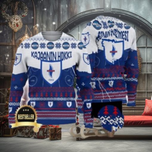 Custom Name Kajaanin Hokki Ugly Christmas Sweater New Logo Gift For Men And Women Fans