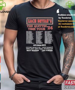 Zach Bryan’s the Quittin Time Tour 2024 Schedule Shirt