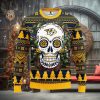 Jacksonville Jaguars Skull Flower Ugly Christmas Ugly Sweater