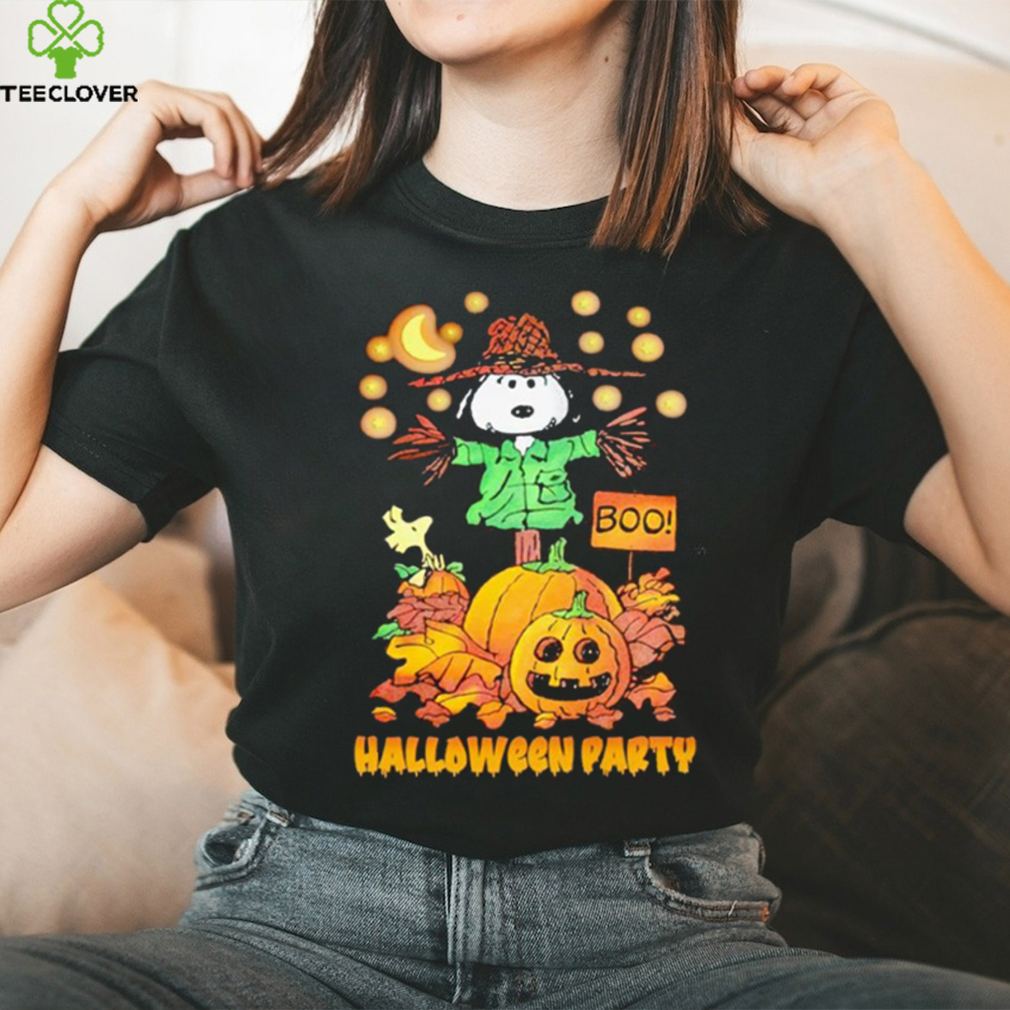 Pumpkin straw man Snoopy boo Halloween Party shirt Pumpkin straw man Snoopy boo Halloween Party shirt