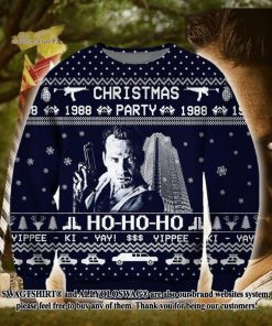 Die Hard 3d Print Ugly Christmas Wool Knitted Sweater