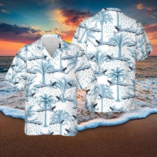 RAF Reaper Design Hawaiian Shirt