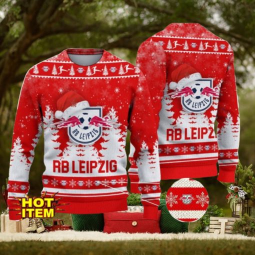 RB Leipzig Bundesliga Fans Germany League Ugly Christmas Sweater Christmas Gift