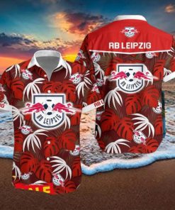 RB Leipzig Hawaiian Shirt Beach Tropical Leaf For Men Women Fans
