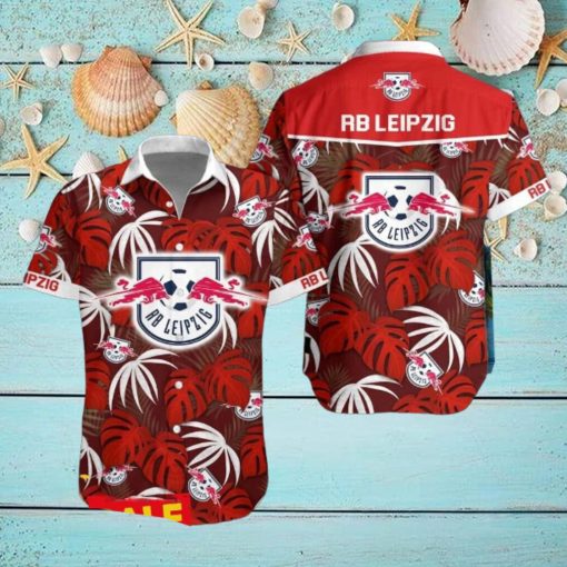 RB Leipzig Hawaiian Shirt Beach Tropical Leaf For Men Women Fans