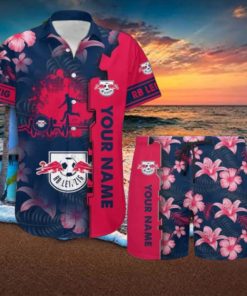 RB Leipzig Tropical Combo Hawaiian Shirt And Shorts Personalized Name For Fans