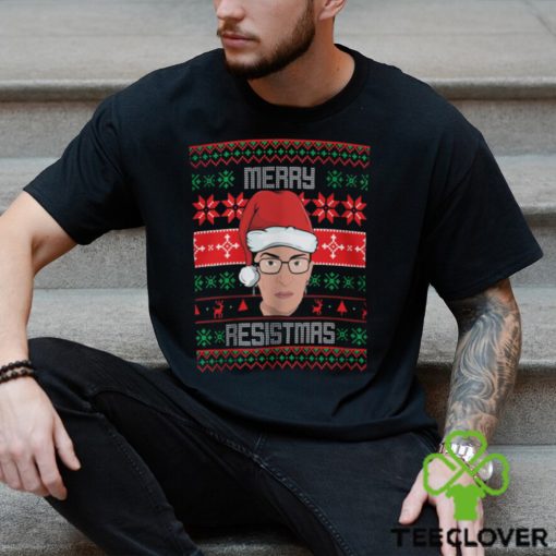 RBG Christmas Merry Resistmas Holiday Shirt