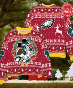 NFL Philadelphia Eagles x Mickey Mouse Christ Ugly Sweater